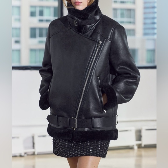 Zara Double Face Jacket ZW Collection - Picture 5 of 15